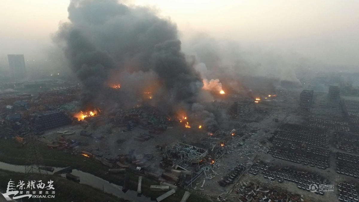 天津濱海新區(qū)一游輪起火事件紀實